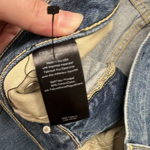 Rag & Bone denim jeans 31x27 frayed hem NWT - Picture 4 of 5